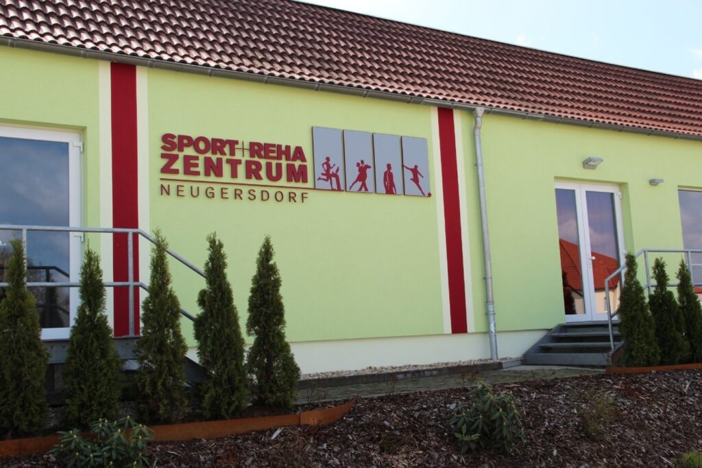 Außenansicht des Sport- und Rehazentrums Neugersdorf